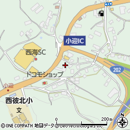 長崎県西海市西彼町小迎郷2744周辺の地図