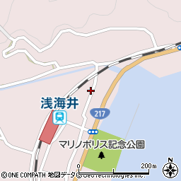 大分県佐伯市上浦大字浅海井浦345周辺の地図