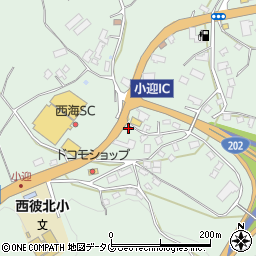 長崎県西海市西彼町小迎郷1032周辺の地図