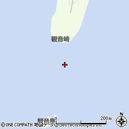 観音崎周辺の地図