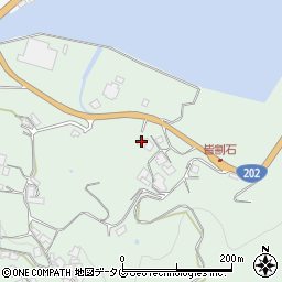 長崎県西海市西彼町八木原郷717-1周辺の地図