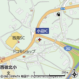 長崎県西海市西彼町小迎郷1029周辺の地図