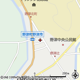 野津郵便局周辺の地図