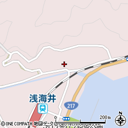 大分県佐伯市上浦大字浅海井浦216周辺の地図