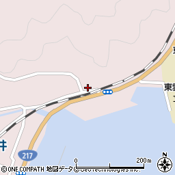 大分県佐伯市上浦大字浅海井浦129周辺の地図