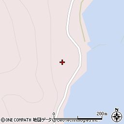 長崎県南松浦郡新上五島町小串郷201周辺の地図