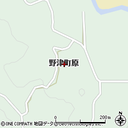大分県臼杵市野津町大字原周辺の地図