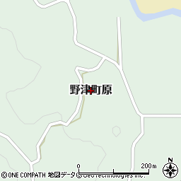 大分県臼杵市野津町大字原周辺の地図