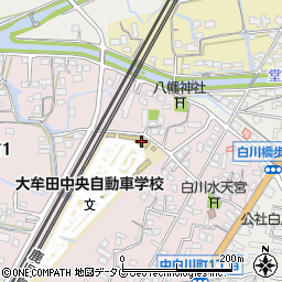大牟田中央自動車学校周辺の地図