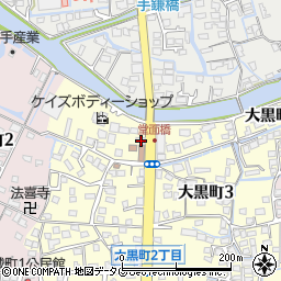 山田・旗店周辺の地図