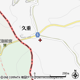 熊本県玉名郡南関町久重987-15周辺の地図