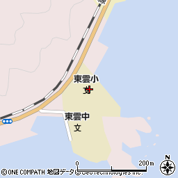 佐伯市役所上浦振興局　上浦学校給食センター周辺の地図