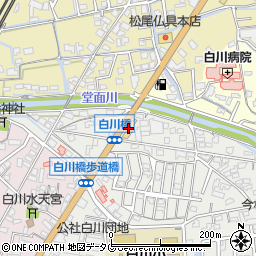 トヨタカローラ福岡　大牟田店周辺の地図