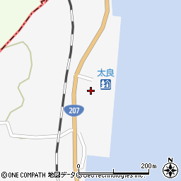 「道の駅」太良公衆トイレ周辺の地図