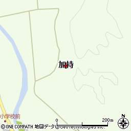 高知県黒潮町（幡多郡）加持周辺の地図