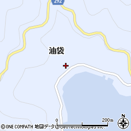 愛媛県南宇和郡愛南町油袋427周辺の地図