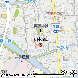 福岡県大牟田市手鎌828-3周辺の地図