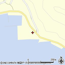 西南水産株式会社上浦事業所周辺の地図