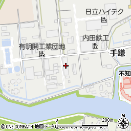 九電工大牟田営業所周辺の地図