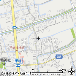 福岡県大牟田市手鎌626-1周辺の地図