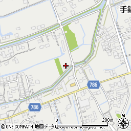 福岡県大牟田市手鎌654-2周辺の地図