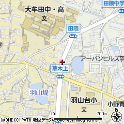 羽山台小学校前周辺の地図