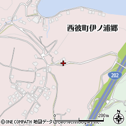 長崎県西海市西彼町伊ノ浦郷842-1周辺の地図