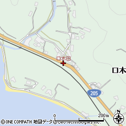 口木田周辺の地図
