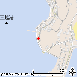 長崎県東彼杵郡川棚町三越郷180周辺の地図