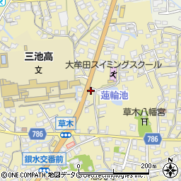 Ｈｏｔｔｏ　Ｍｏｔｔｏ大牟田草木店周辺の地図