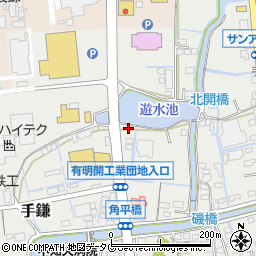 ヨコハマタイヤ筑後センター大牟田店周辺の地図
