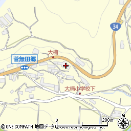 長崎県東彼杵郡東彼杵町菅無田郷290周辺の地図