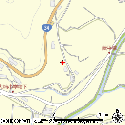 長崎県東彼杵郡東彼杵町菅無田郷1597周辺の地図