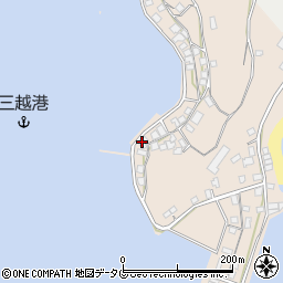 長崎県東彼杵郡川棚町三越郷184周辺の地図