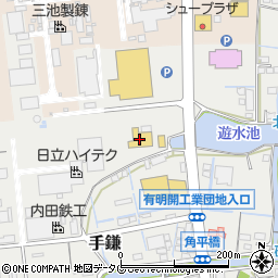 マツダオートザム大牟田周辺の地図