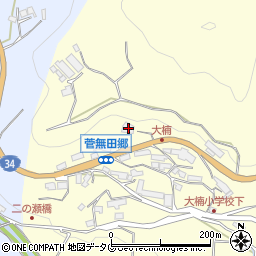 長崎県東彼杵郡東彼杵町菅無田郷282周辺の地図