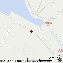 長崎県西海市大島町田の浦7701周辺の地図