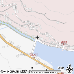 長崎県西海市西海町丹納郷1159周辺の地図