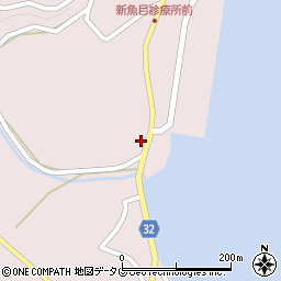 長崎県南松浦郡新上五島町小串郷1391-1周辺の地図