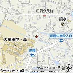 田隈前田団地公園周辺の地図