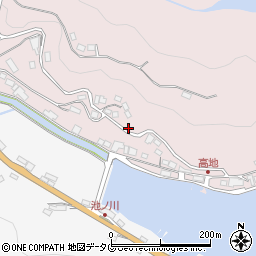 長崎県西海市西海町丹納郷1163周辺の地図