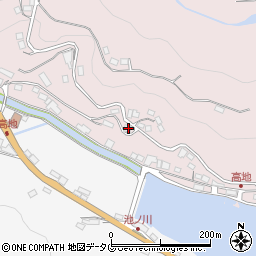 長崎県西海市西海町丹納郷1197周辺の地図