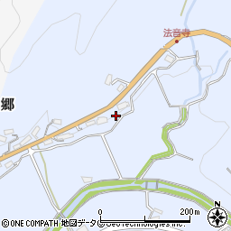 長崎県東彼杵郡東彼杵町法音寺郷194周辺の地図