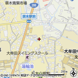 福岡県大牟田市草木938周辺の地図