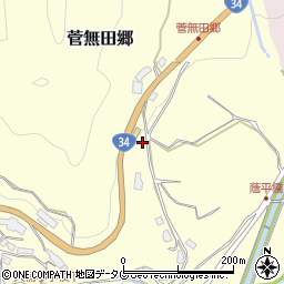 長崎県東彼杵郡東彼杵町菅無田郷1620周辺の地図