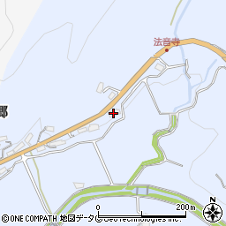 長崎県東彼杵郡東彼杵町法音寺郷195周辺の地図