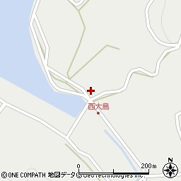 長崎県西海市大島町8703-2周辺の地図