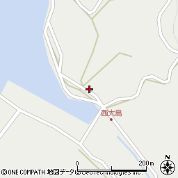 長崎県西海市大島町大島8778-2周辺の地図