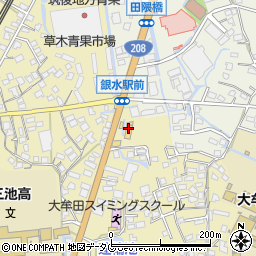 スズキ自販福岡スズキアリーナ大牟田周辺の地図