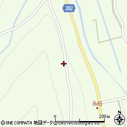 佐賀県鹿島市古枝周辺の地図